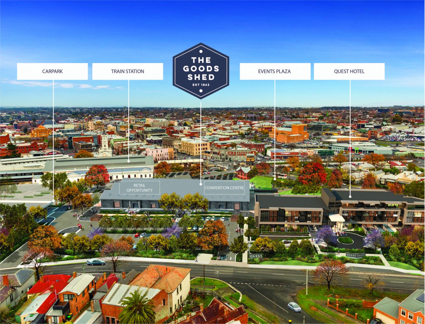 Ballarat, Ballarat Station, The Goods Shed Pellicano