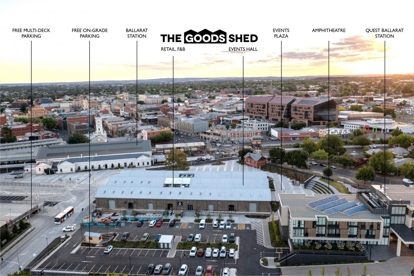 The Goods Shed, Ballarat Station, Ballarat VIC Pellicano